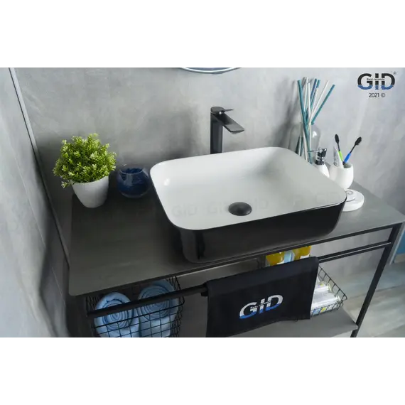 Накладная цветная раковина для ванной Gid Nc366