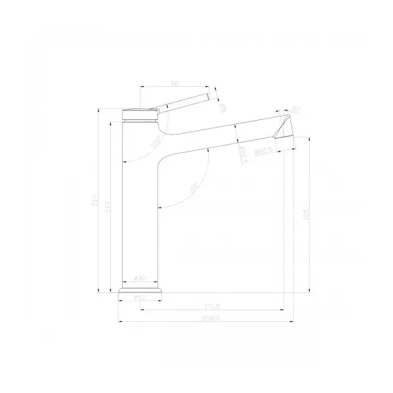 Смеситель Lemark Minima LM3837C для раковины