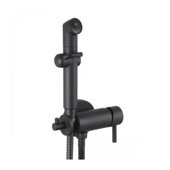 Смеситель Lemark Solo LM7166BL с гигиеническим душем, встраиваемый