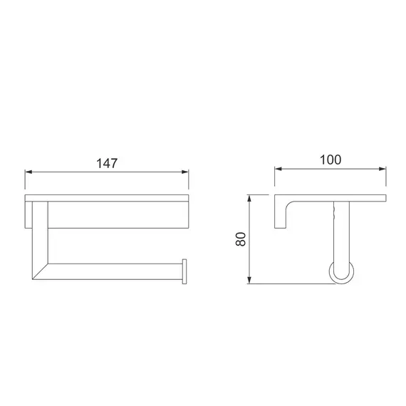Бумагодержатель Timo Saona 13043