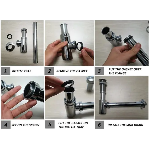 Сифон для умывальника CeramaLux RD015