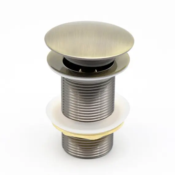 Донный клапан для раковины CeramaLux RD008 бронза без перелива