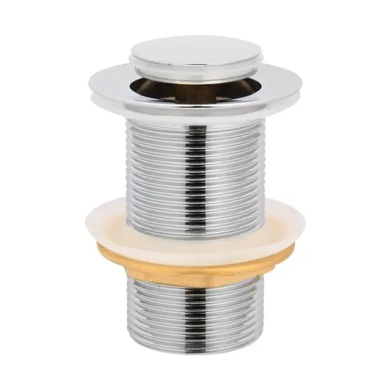 Донный клапан для раковины CeramaLux RD014 хром без перелива