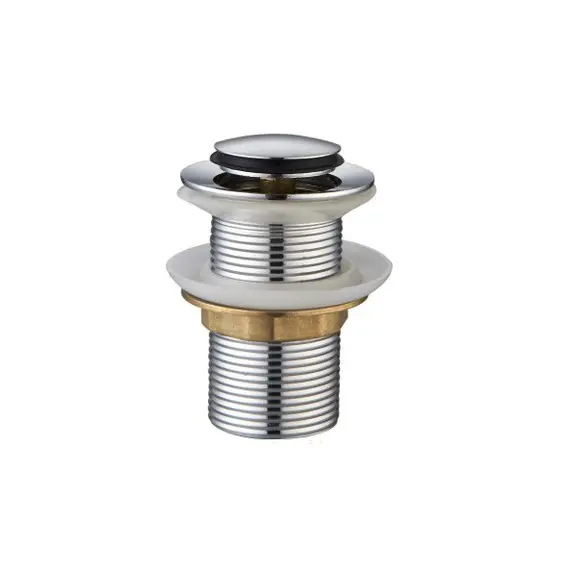 Донный клапан для раковины CeramaLux RD014 хром без перелива