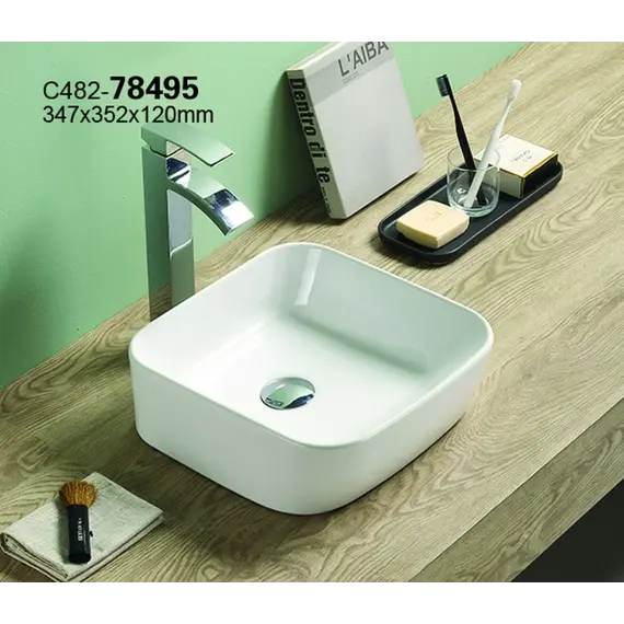 Раковина для ванной накладная Ceramalux 78495