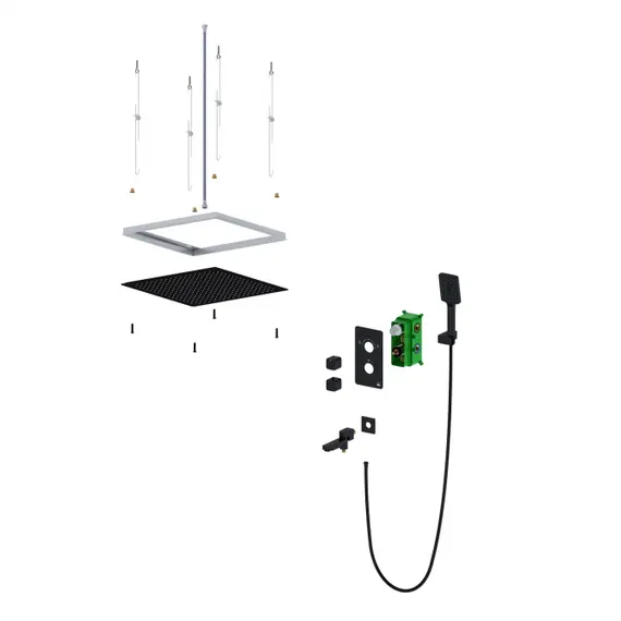 Душевая система встроенная с термостатом Timo Petruma SX-5019