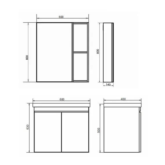 Зеркало-шкаф Comforty Осло