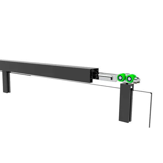 Душевой угол Black & White S898