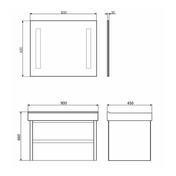 Тумба-умывальник Comforty  Дублин