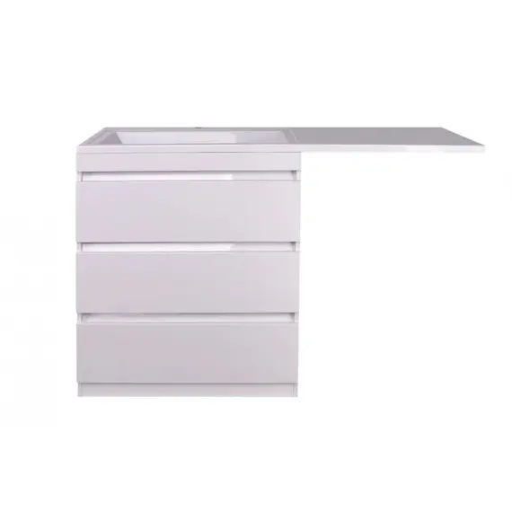 Тумба напольная 3 ящика с раковиной Style Line  Даллас  левая/правая