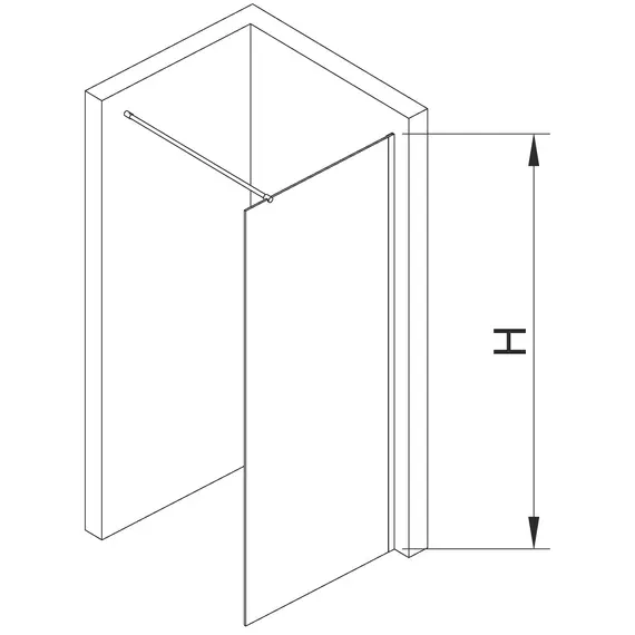 Перегородка для душа RGW WA-002B