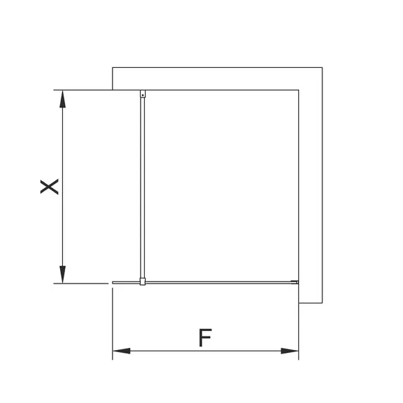 Перегородка для душа RGW WA-002B