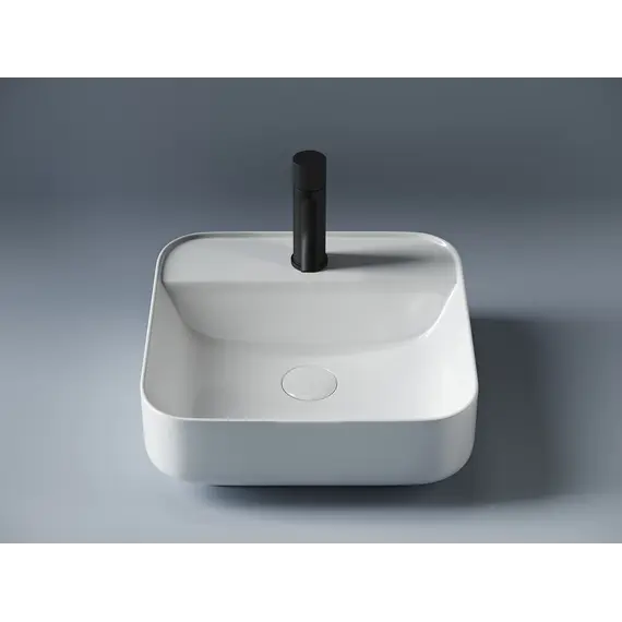 Умывальник чаша накладная прямоугольная Element 390*390*140мм CN5014