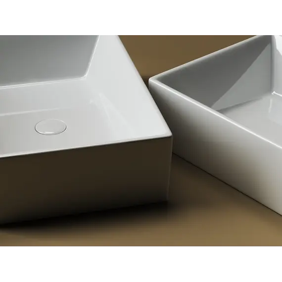 Умывальник чаша накладная прямоугольная Element 590*390*160мм CN5013