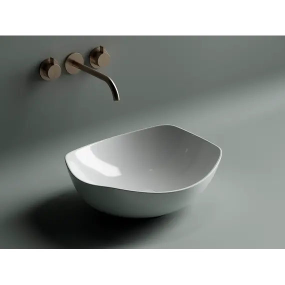 Умывальник чаша накладная овальная Element 420*385*145мм CN5017