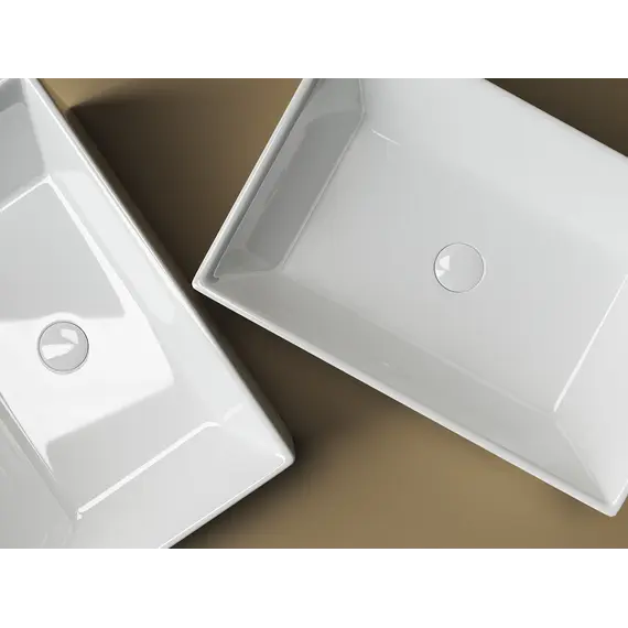 Умывальник чаша накладная прямоугольная Element 590*390*160мм CN5013