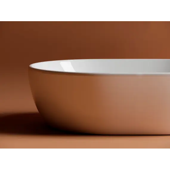 Умывальник чаша Ceramica Nova CN6019 накладная овальная Element 480*350*140мм