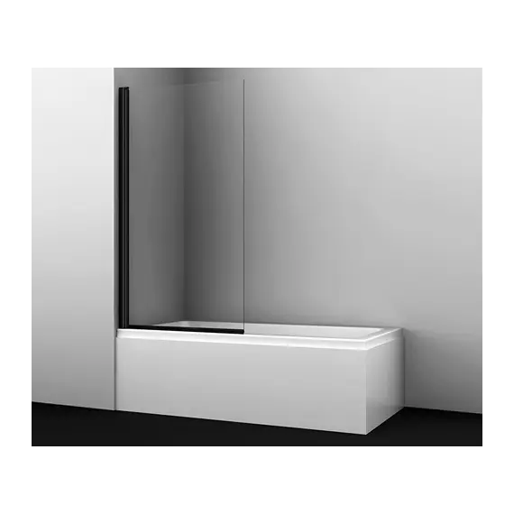 Стеклянная шторка на ванну Berkel 48P01-80BLACK