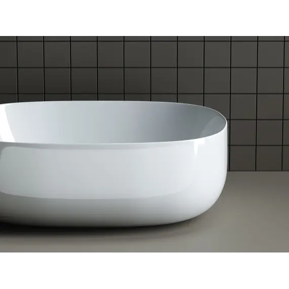Умывальник чаша накладная овальная Element 460*350*155мм CN6018
