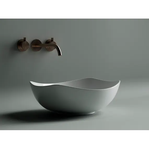 Умывальник чаша накладная овальная Element 420*385*145мм CN5017