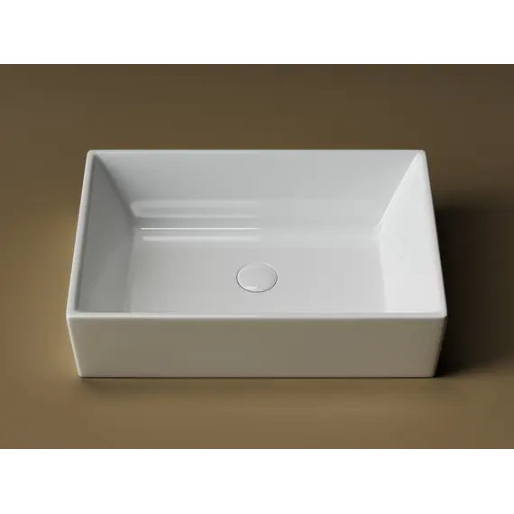 Умывальник чаша накладная прямоугольная Element 590*390*160мм CN5013