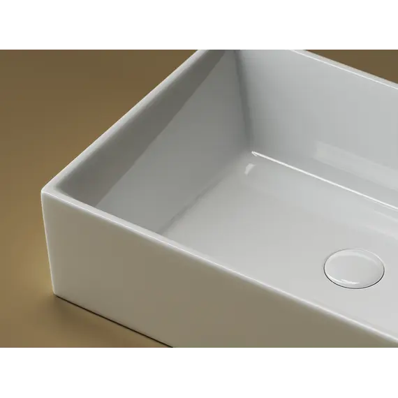 Умывальник чаша накладная прямоугольная Element 590*390*160мм CN5013