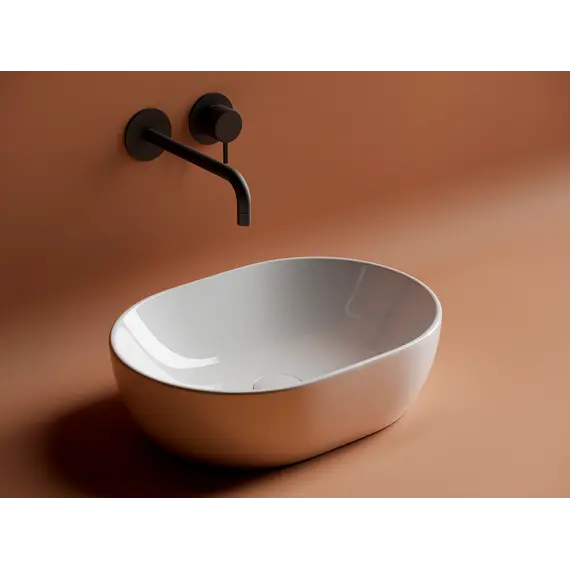 Умывальник чаша Ceramica Nova CN6019 накладная овальная Element 480*350*140мм