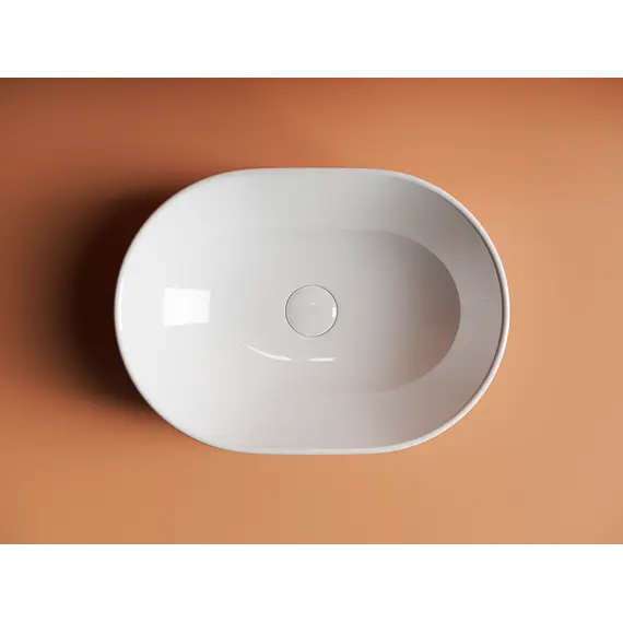 Умывальник чаша Ceramica Nova CN6019 накладная овальная Element 480*350*140мм