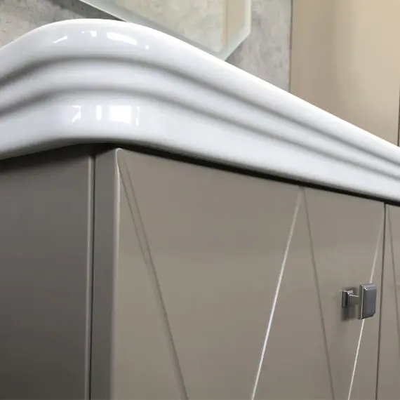 COMFORTY. Тумба-умывальник "Кремона-80" латте с раковиной COMFORTY 50180