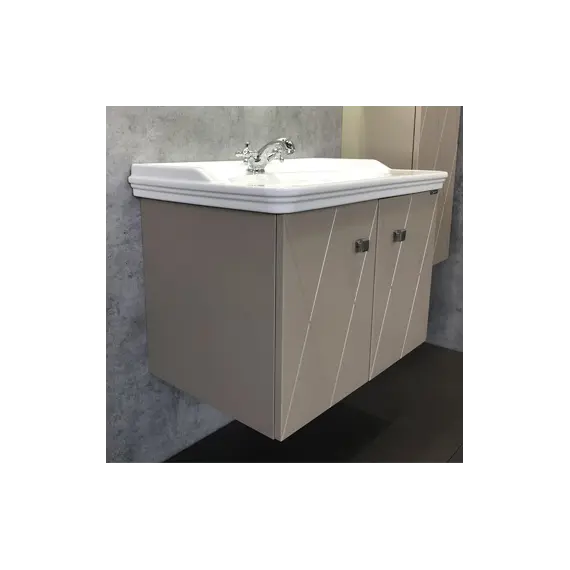 COMFORTY. Тумба-умывальник "Кремона-80" латте с раковиной COMFORTY 50180