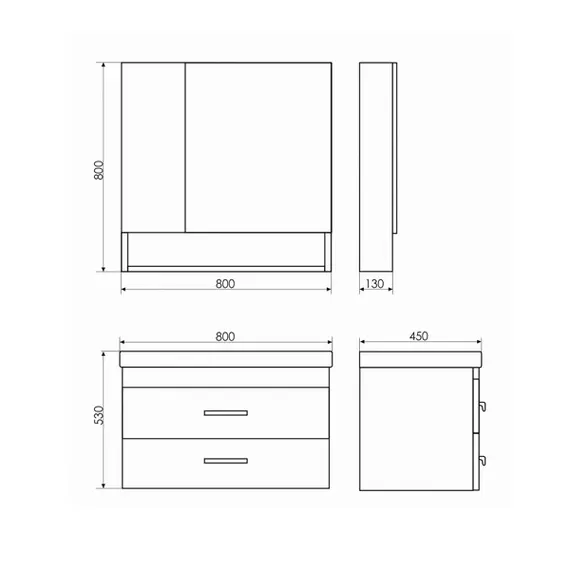 Тумба-умывальник Comforty  Никосия