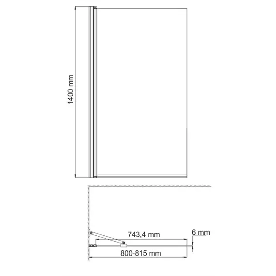 Ванна 1Marka LINEA 165x85 L/R