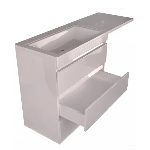 Тумба напольная 3 ящика с раковиной Style Line  Даллас  левая/правая