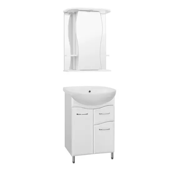 Зеркальный шкаф Style Line Эко Волна Лорена