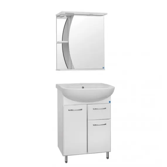 Зеркальный шкаф Style Line  Эко Волна Камелия