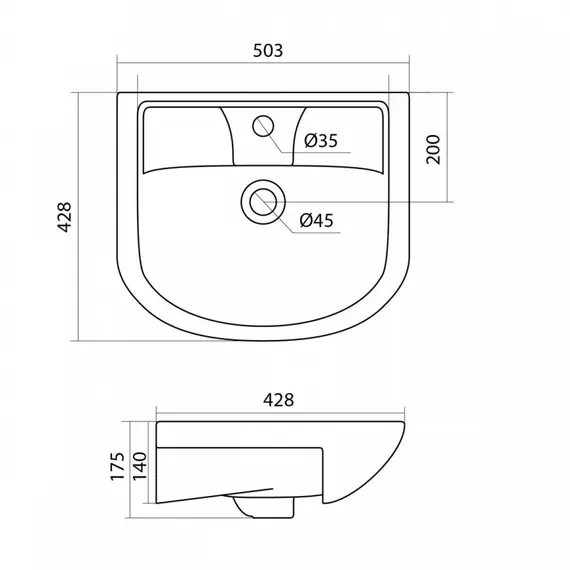Тумба напольная 9 Style Line с  умывальником Ладога 50