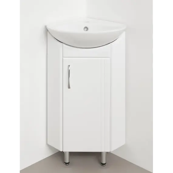 Тумба напольная угловая с раковиной Style Line Эко Стандарт Веер