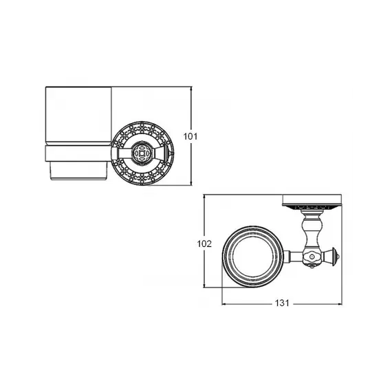 Bronze De Luxe Держатель стакана