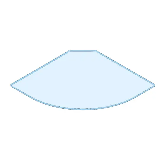 Timo крыша плексиглас ILMA четверть круга