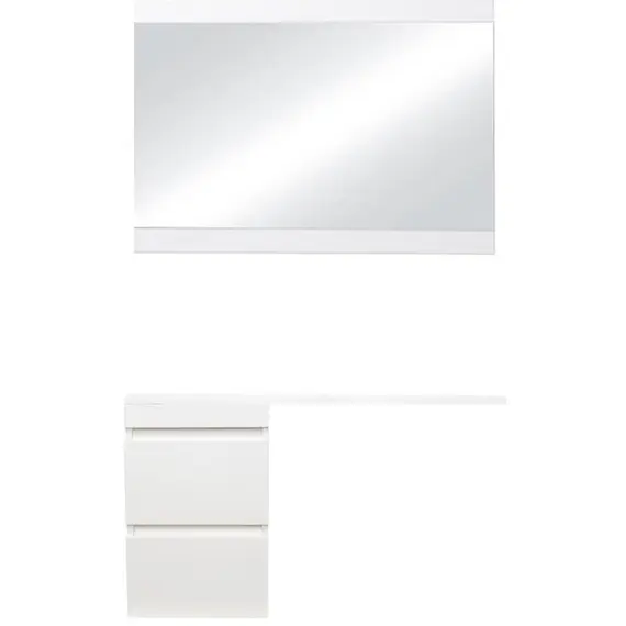 Тумба подвесная Style Line с раковиной  Даллас Люкс белая, PLUS