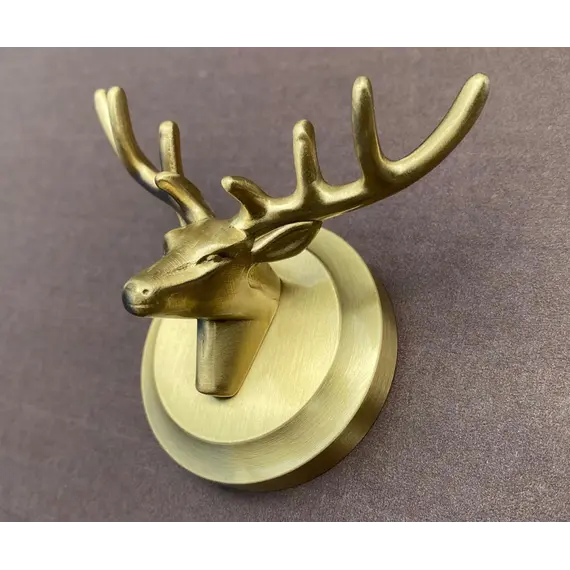 Bronze De Luxe Крючок настенный Олень