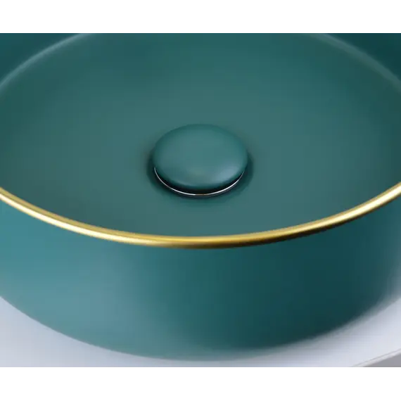 Bronze De Luxe донный клапан для раковины 1001G click-clack зеленый