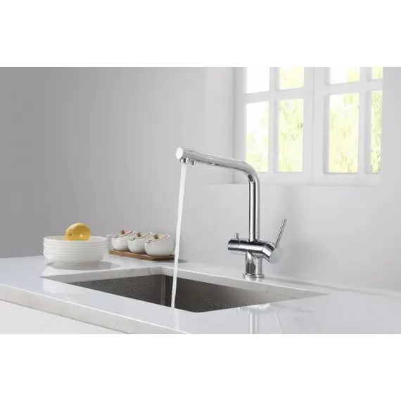 Смеситель для кухни с подключением фильтра Timo Saona 2396/00F хром