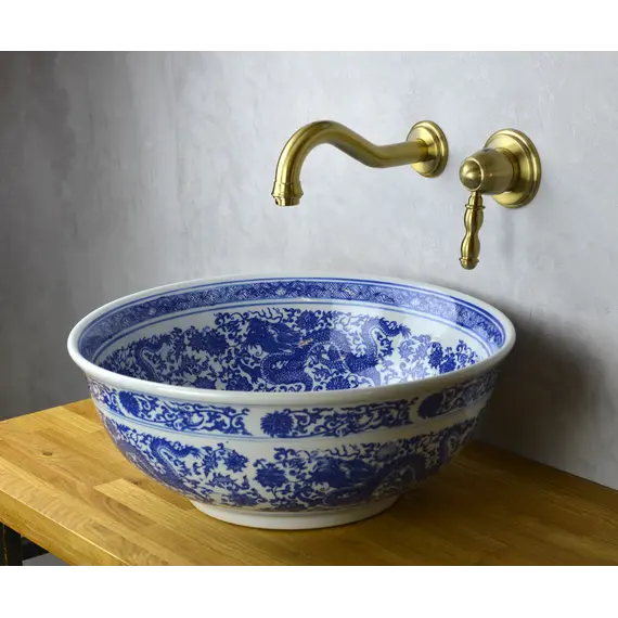 Раковина-чаша Bronze De Luxe Dragons