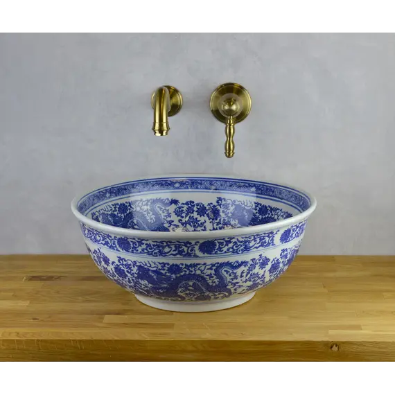 Раковина-чаша Bronze De Luxe Dragons