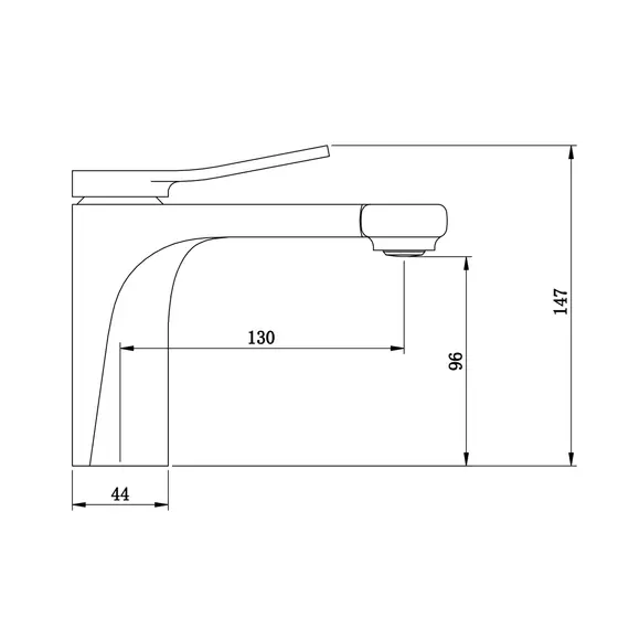 Смеситель на раковину Bronze De Luxe