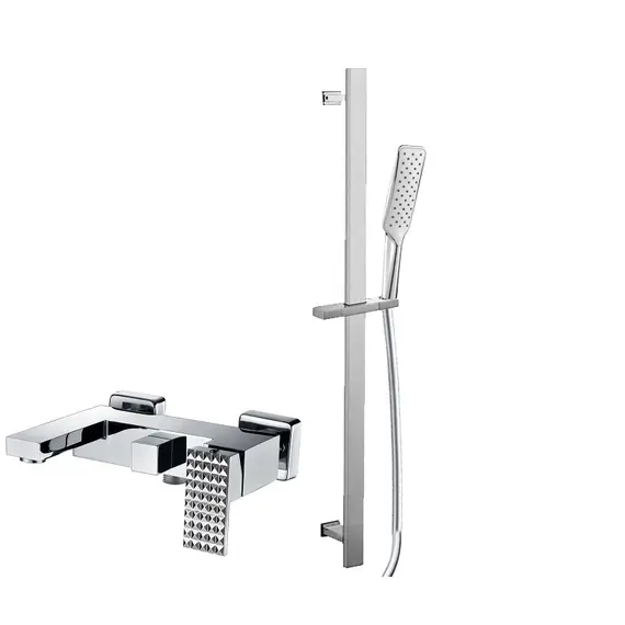 Bronze De Luxe Смеситель с гибким душем и коротким изливом