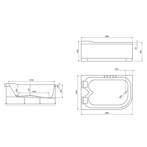 Акриловая ванна Royal Bath  NORWAY
