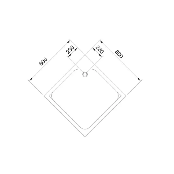 Душевой поддон Royal Bath  RB квадратный