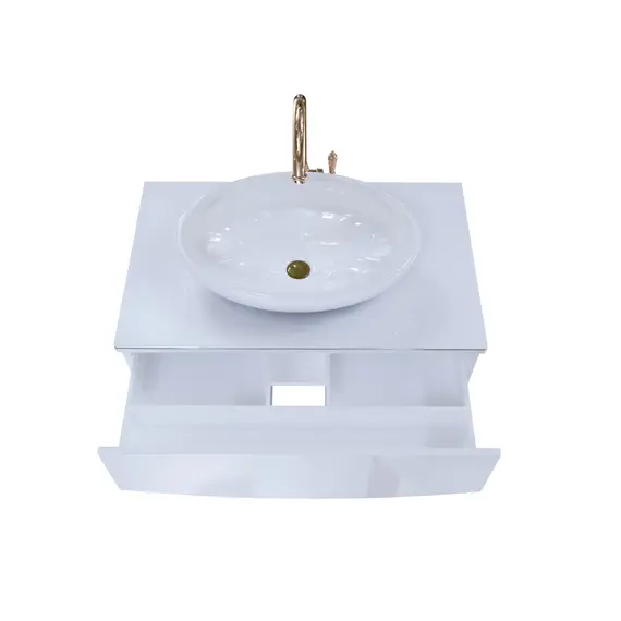 Тумба без раковины 1Marka Nega 60П/80П 1в.ящ белый